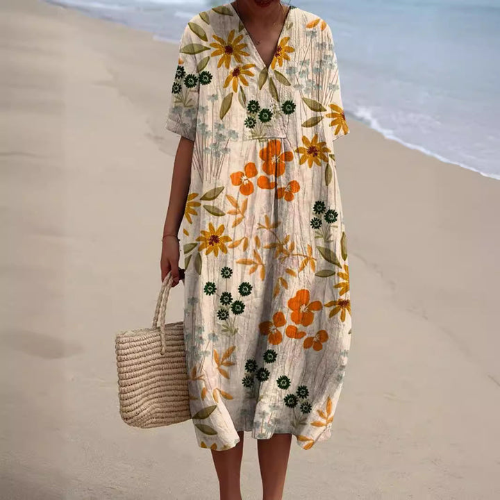 Mune | Hannah Colorful Summer Dress with Flowers