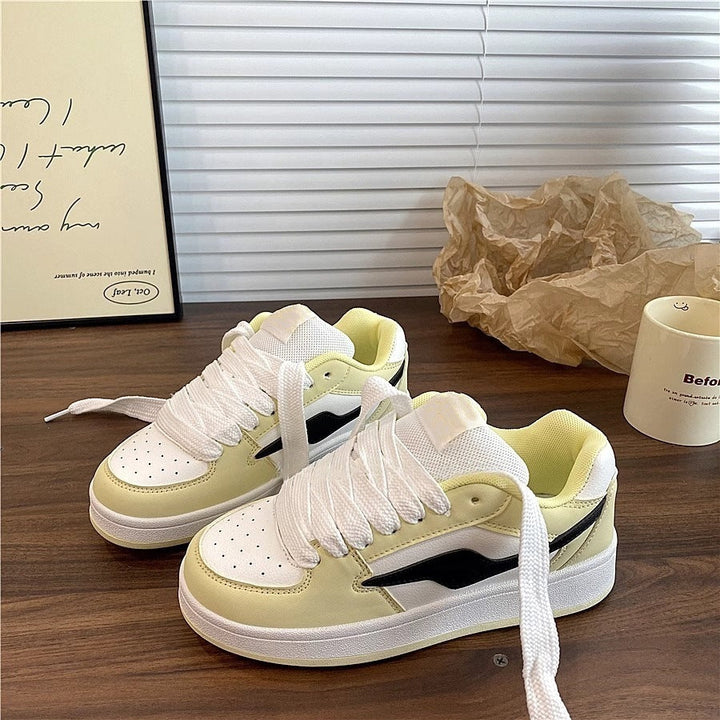 Ladies Comfortable Sneakers with Airy Sole Mune Fashion