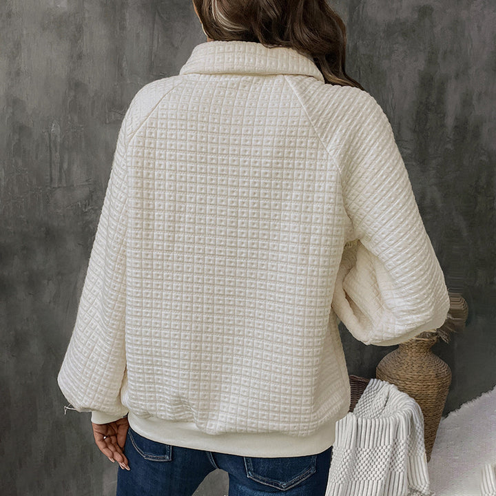 Women's Stylish Sweater with Button Placket Mune Fashion