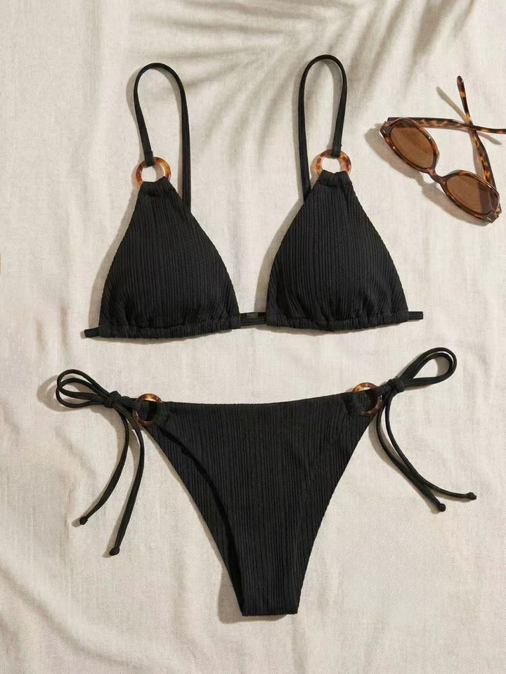 Ladies triangle bikini with adjustable strap Mune Fashion