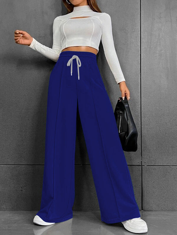 Women Casual Loose Sweatpants with Adjustable Waist Mune Fashion