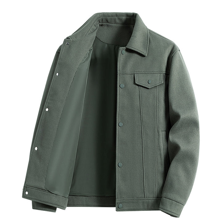 Men's fleece jacket with modern accents Mune Fashion