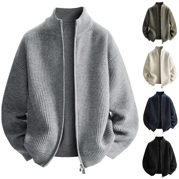 Men's Fashion Knit Sweater with High Collar Mune Fashion 1787964733
