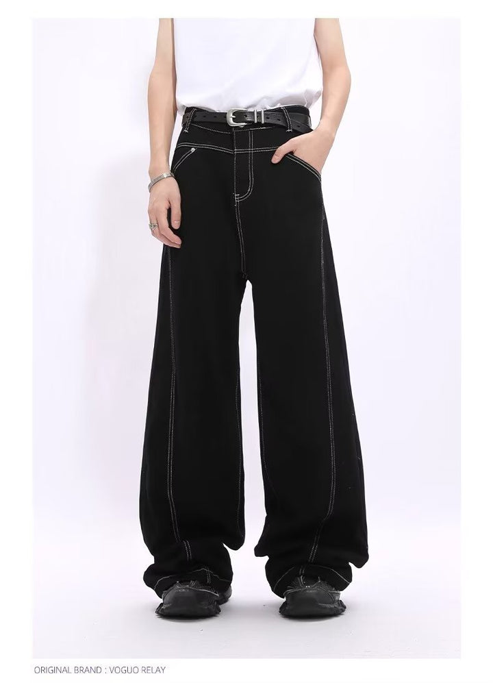 Women's Fashion Loose Jeans Mune Fashion