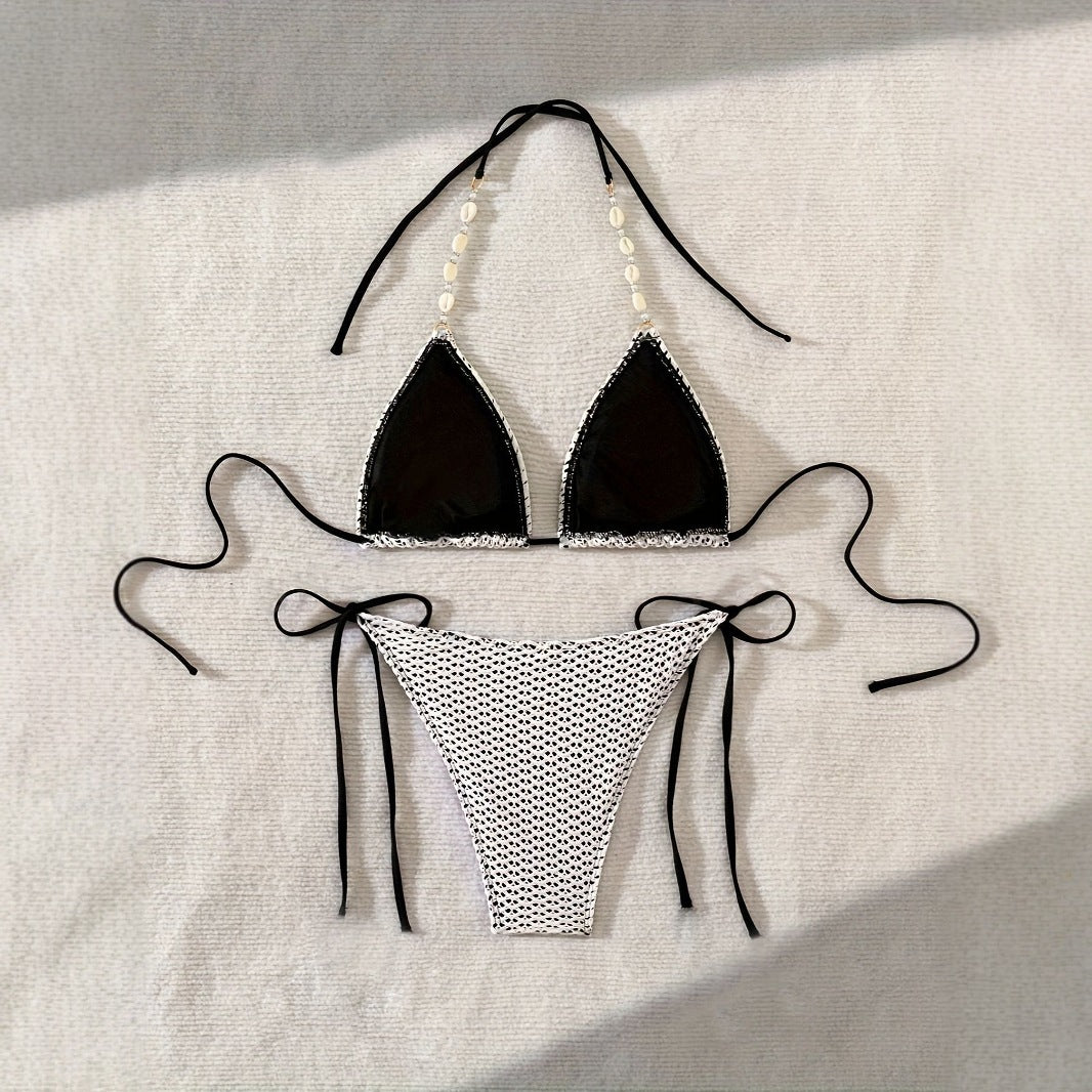 Women’s triangle bikini with shell details Mune Fashion