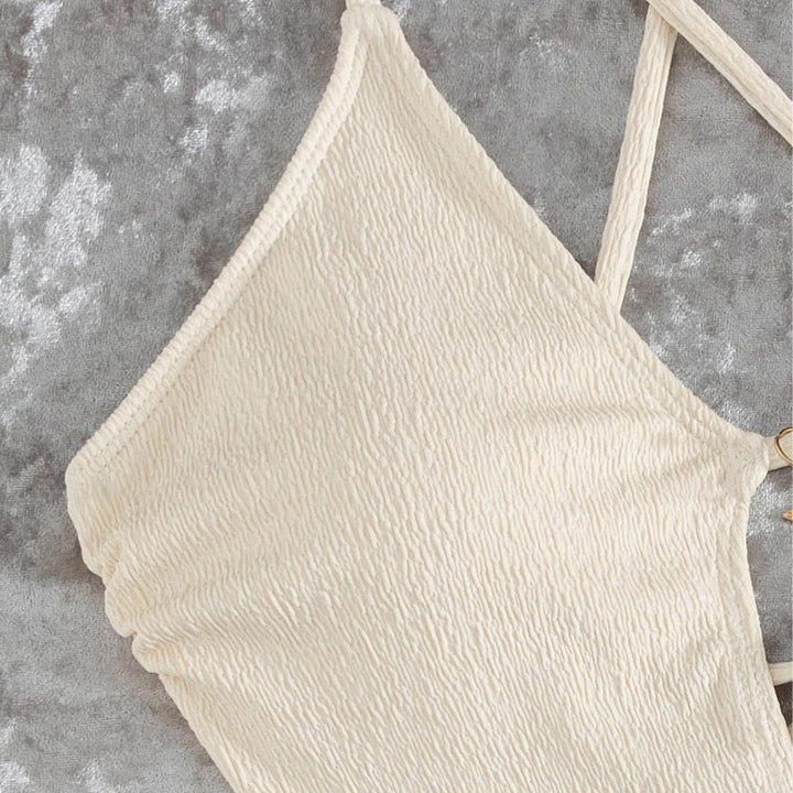 Women's Cut-Out Swimsuit with Unique Ring Detail Mune Fashion