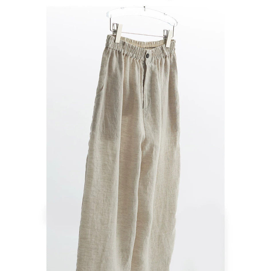 Women's Wide Cut Linen Pants Mune Fashion