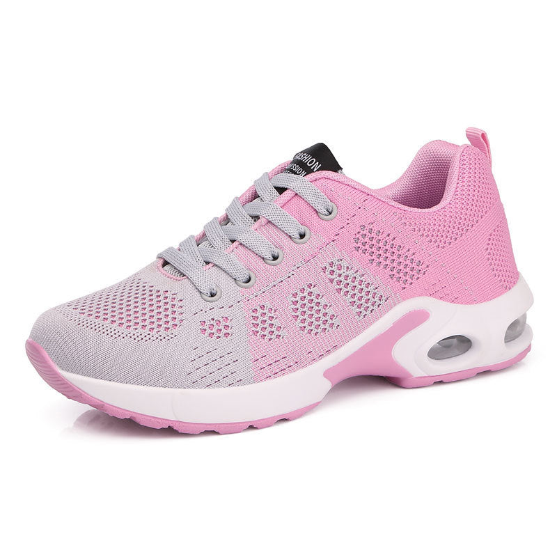 Women's breathable knit sneakers with air chamber midsole and padded entry Mune Fashion