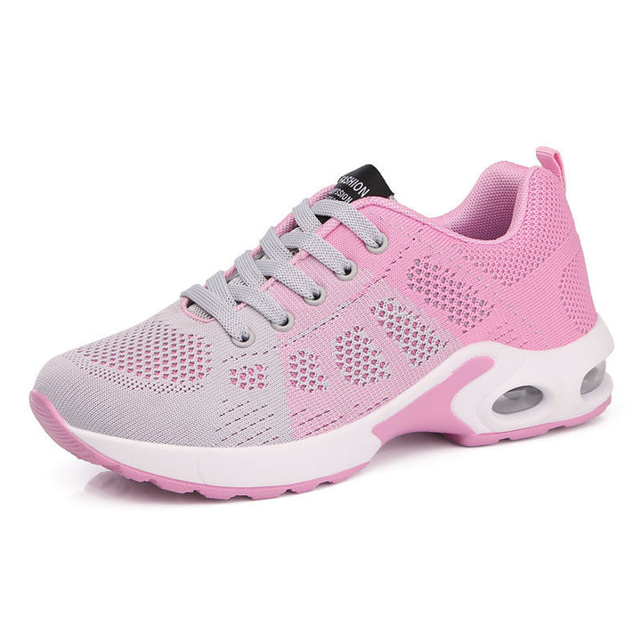 Women's breathable knit sneakers with air chamber midsole and padded entry Mune Fashion