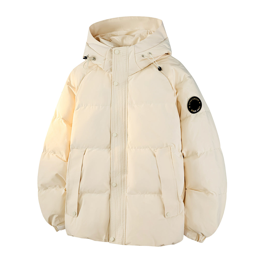 Women Warm Padded Jacket with High Collar Mune Fashion