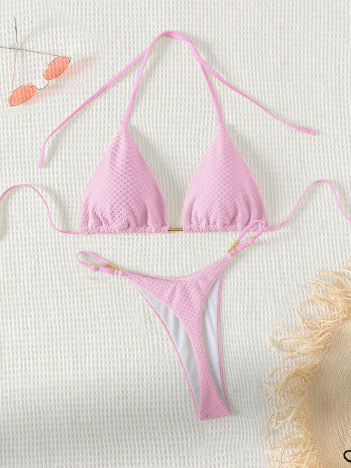 Women's triangle bikini with innovative structural design Mune Fashion
