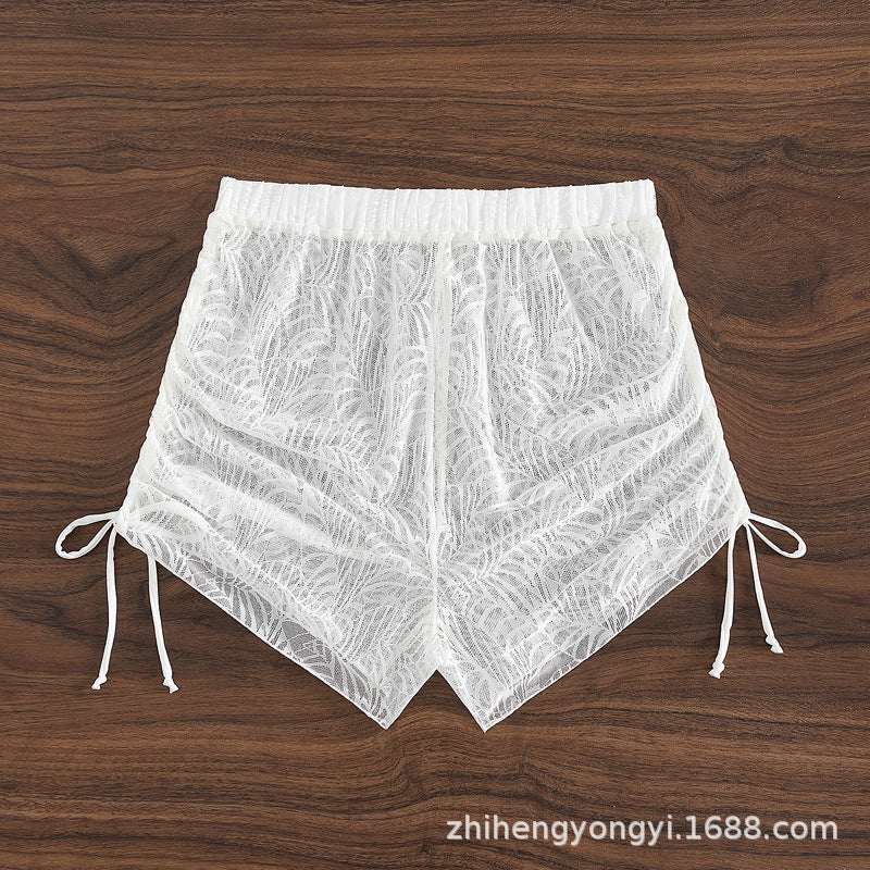 Women Transparent Beach Shorts Mune Fashion