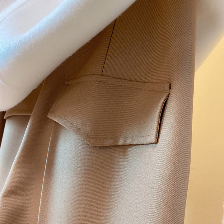 Ladies Elegant and high-waisted trouser with wide leg Drune