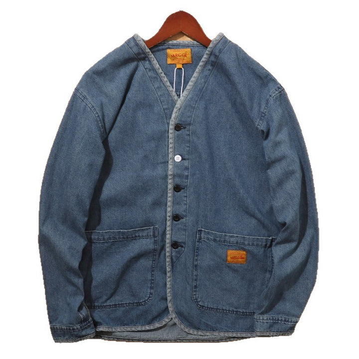 Men's Fashionable Denim Jacket with Pockets Mune Fashion