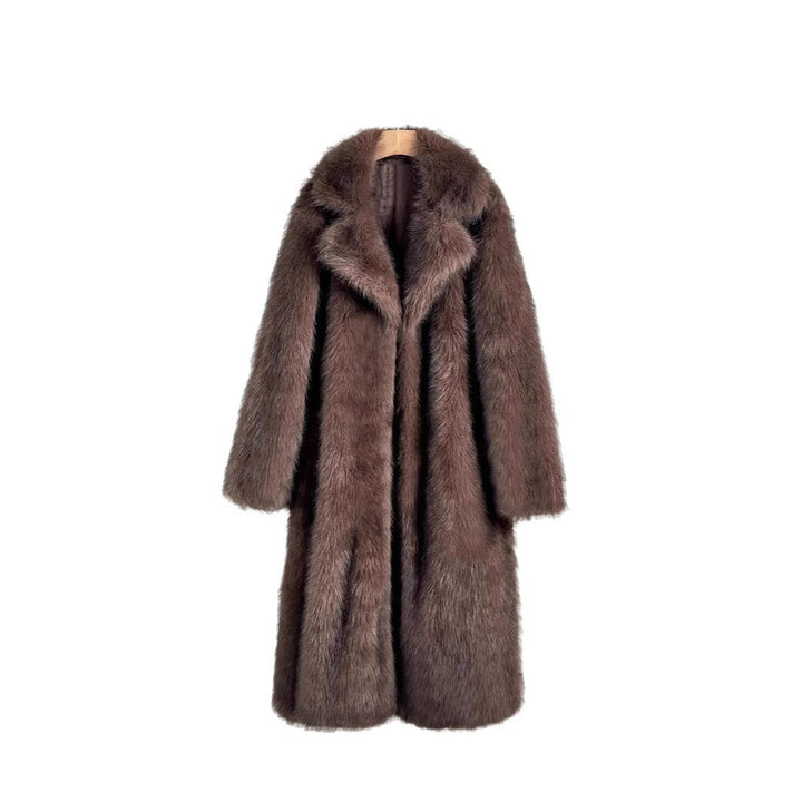 Women Luxury Faux Fur Coat Mune