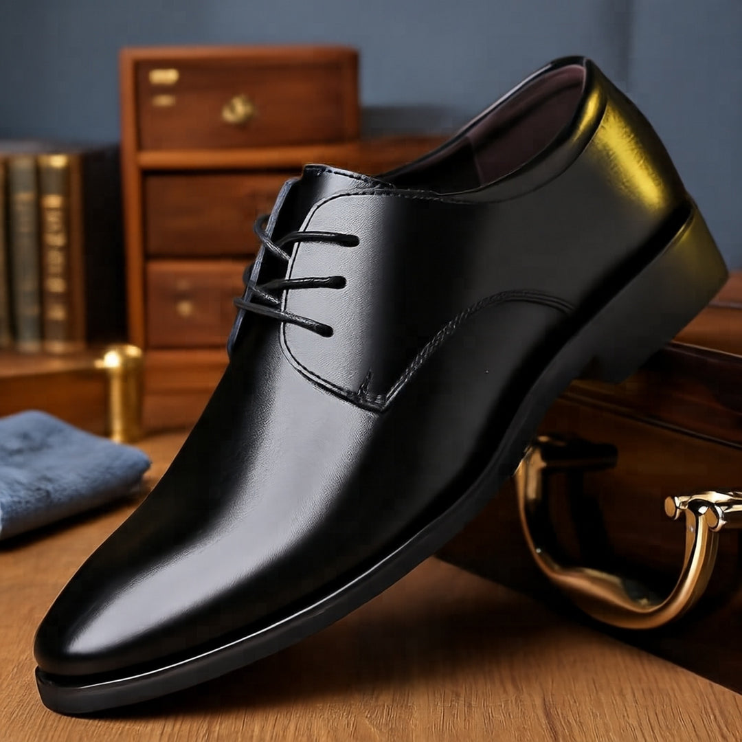 Men's Elegant and Shiny Dress Shoes Mune Fashion