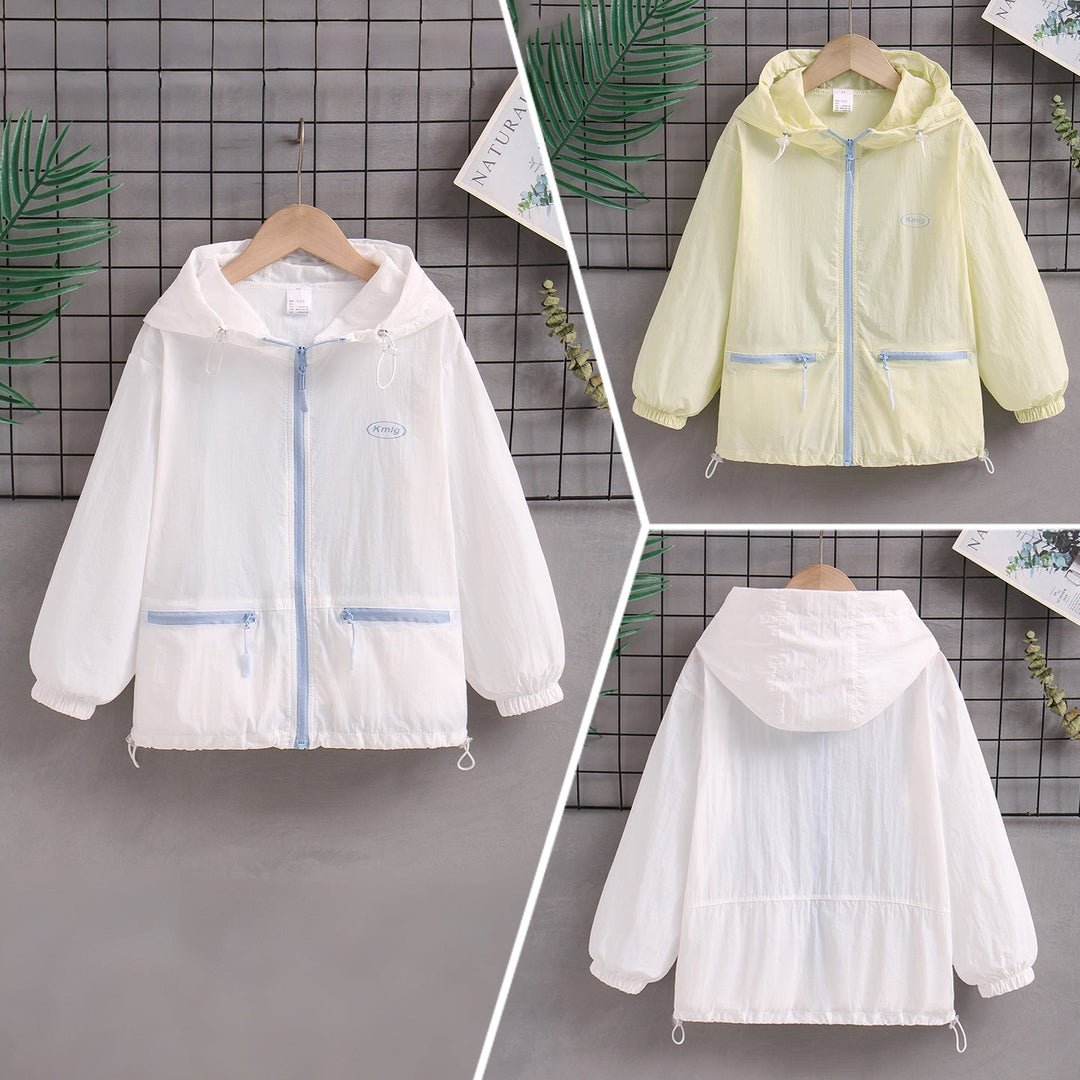Women's nan ultra-light hooded windbreaker with zippered pockets Mune Fashion