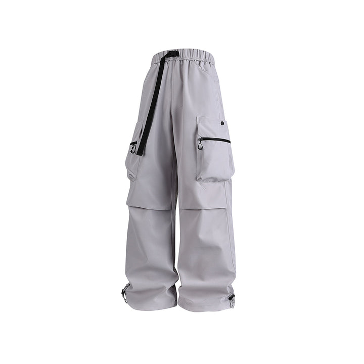 Herren Baggy‑Technische Cargo‑Hose mit integriertem Sicherheitsgurt und verstellbarem Saum Mune Fashion