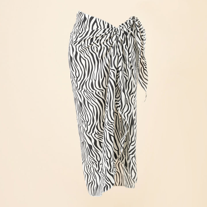 Women's maxi skirt with wrap band and light crepe quality Mune Fashion