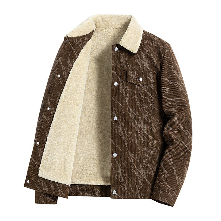 Men's Patterned Cord Jacket Mune Fashion