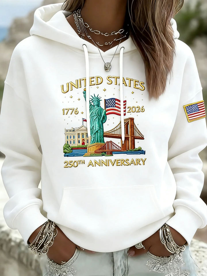 Women's Creative Hoodie with Unique Statuesque Design Mune Fashion
