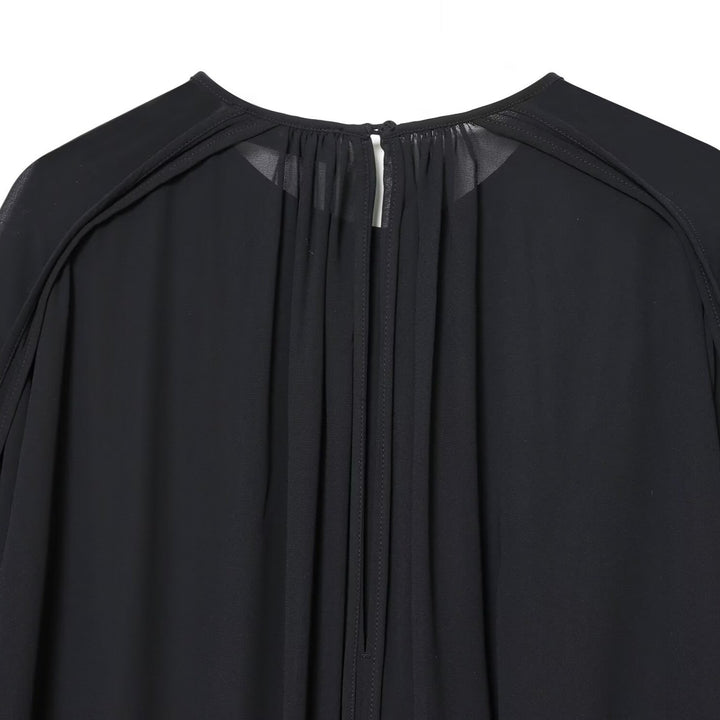 Women's asymmetrical ruffle tunic with gathers Mune Fashion