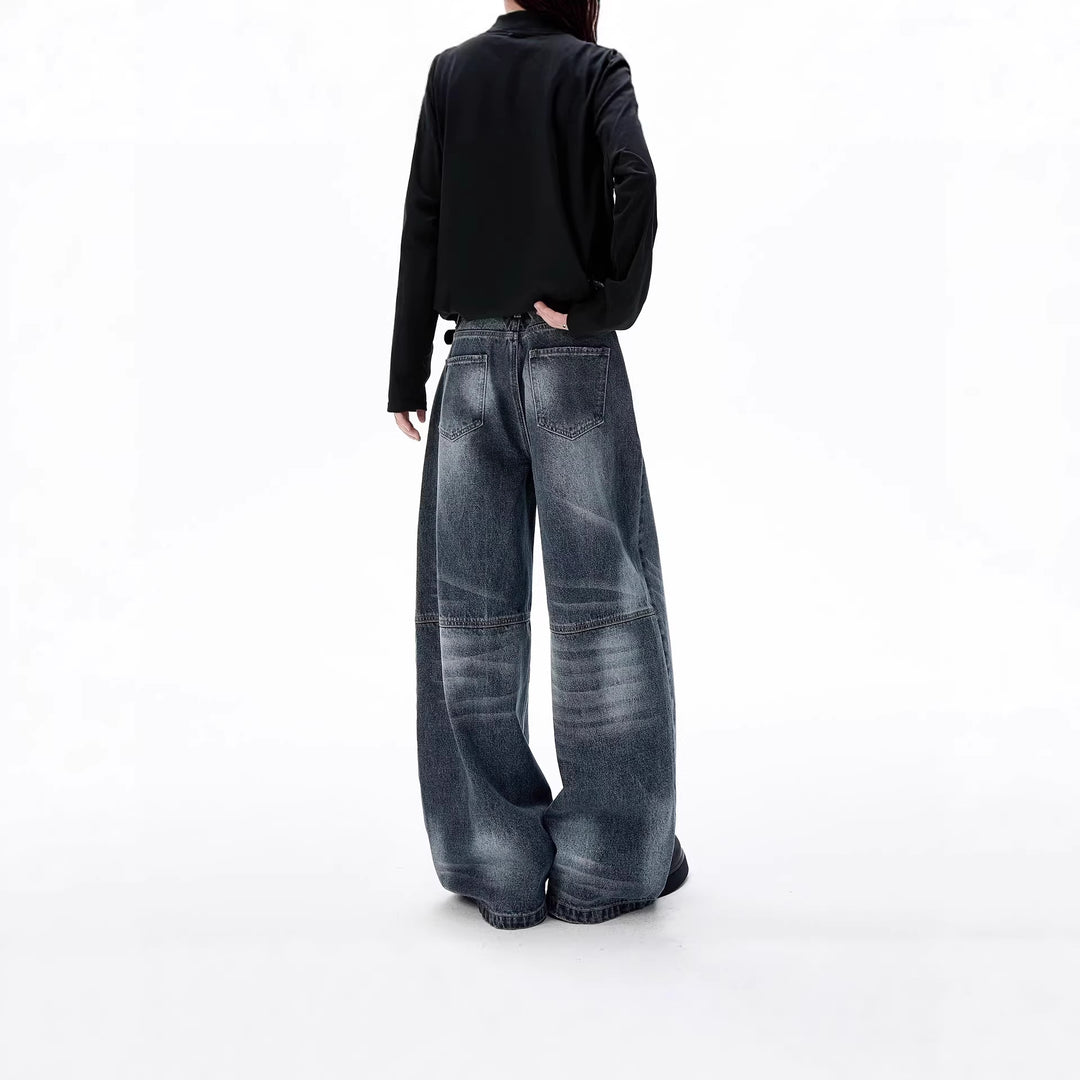 Unisex Trendy Wide Cut Jeans Mune Fashion