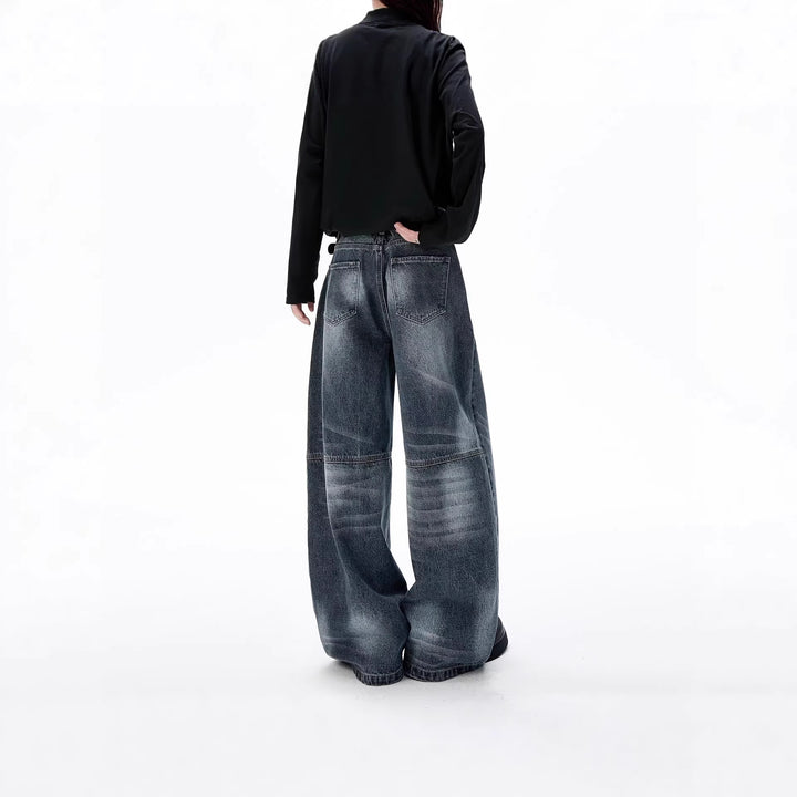 Unisex Trendy Wide Cut Jeans Mune Fashion