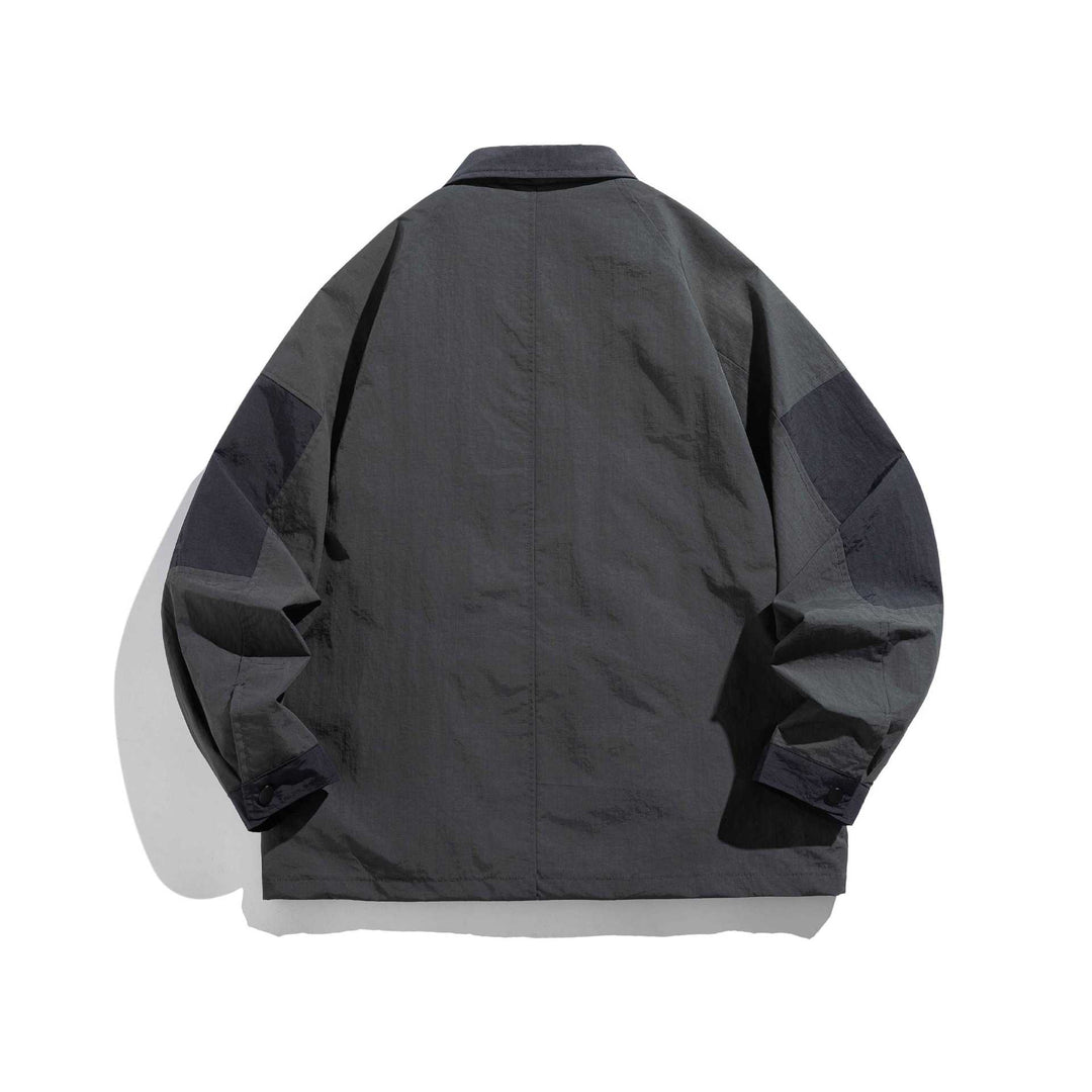 Unisex utilitarian field blouson jacket with multiple pockets and D-ring Mune Fashion
