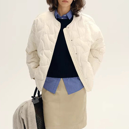 Women's reversible jacket with high collar Mune Fashion