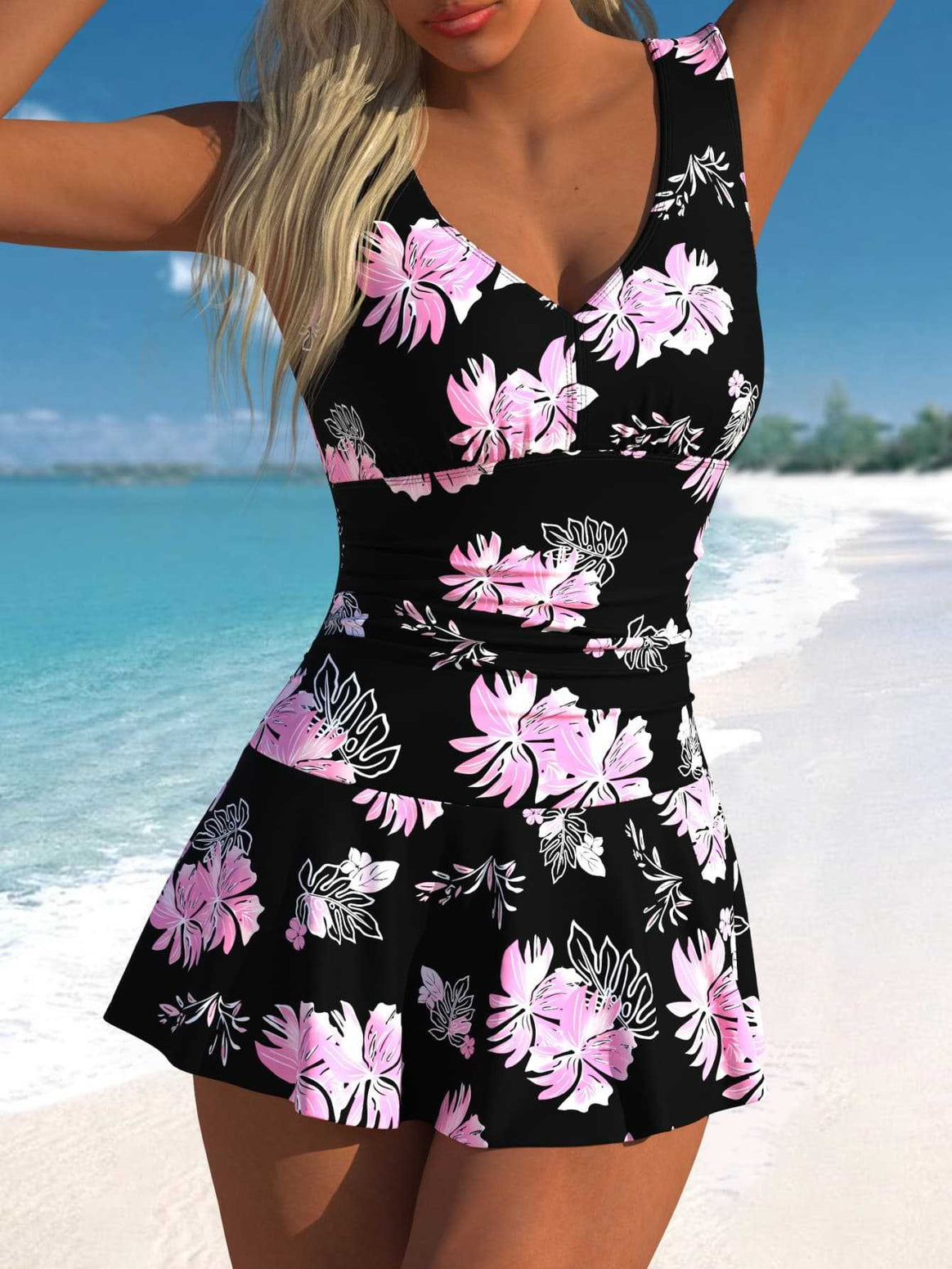 Women's swimsuit with elegant ruffle design and modern cut Mune Fashion