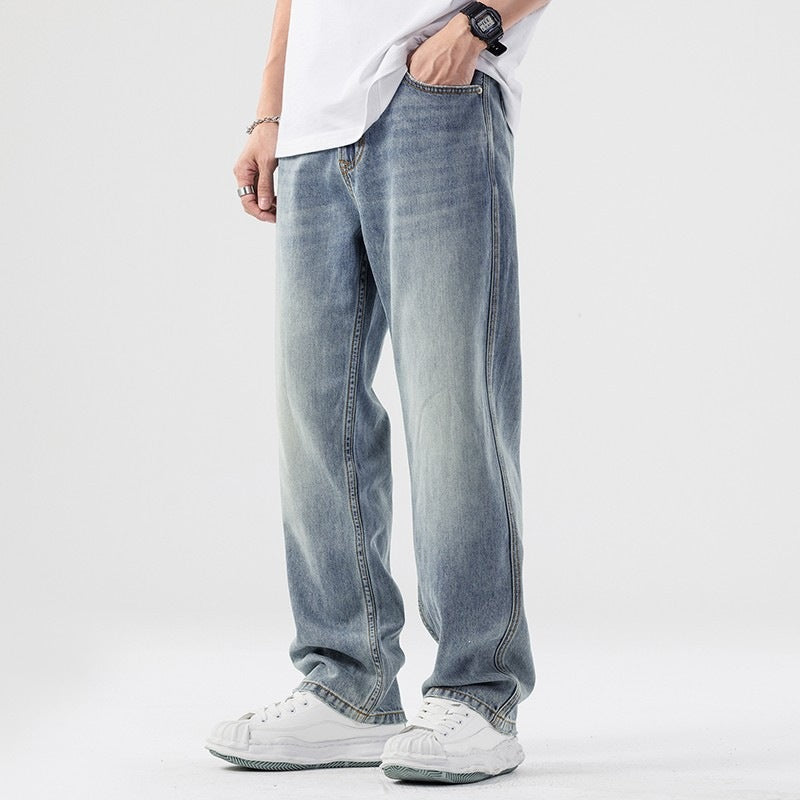 Men's Loose-Fit Jeans with High Waist Mune Fashion