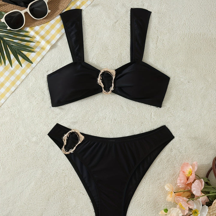 Women's Bikini Set with Elegant Gold Details Mune Fashion