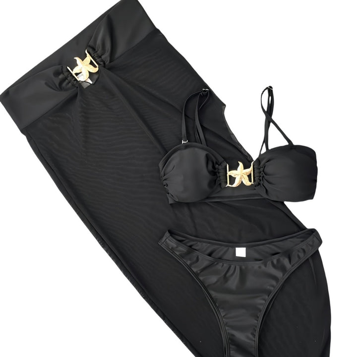 Ladies' bikini set with transparent skirt Mune Fashion