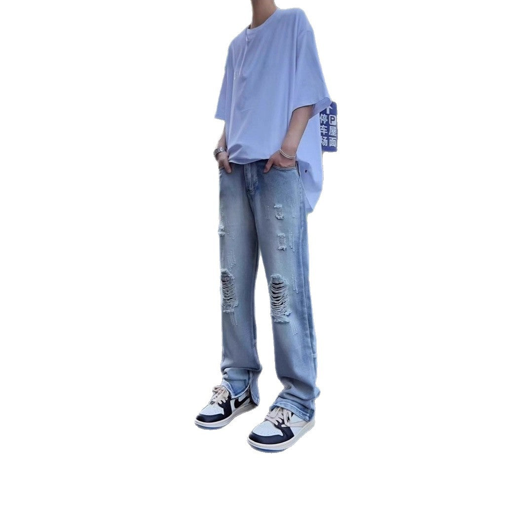 Men's Destroyed Denim Jeans Mune Fashion