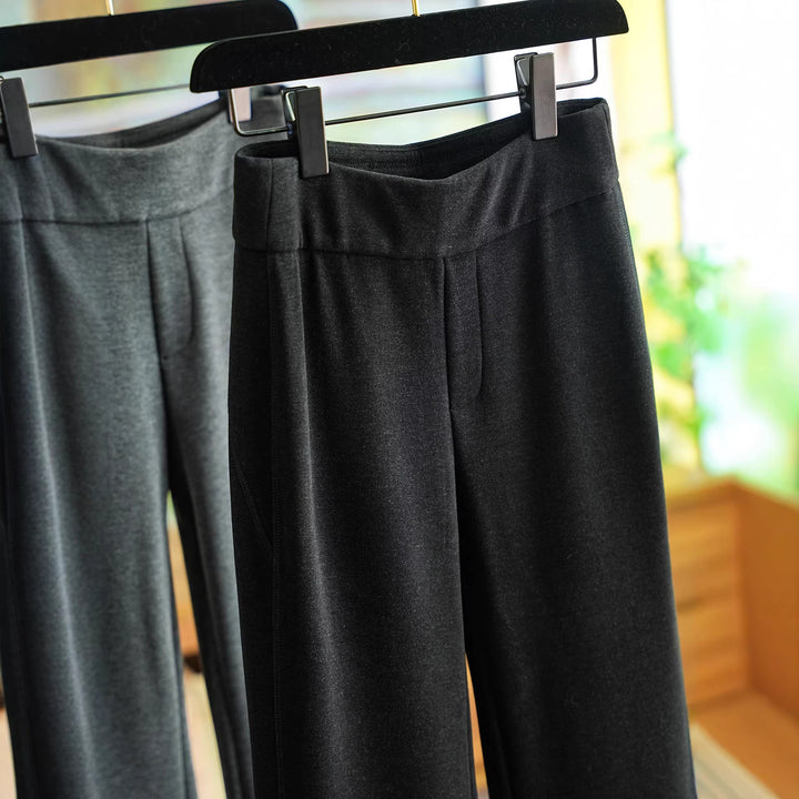 Women Wide Cut Jersey Trousers Mune Fashion