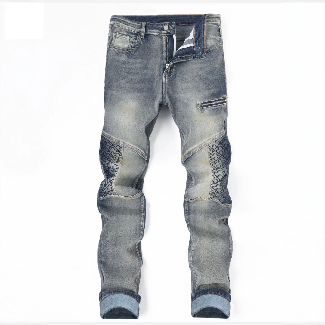 Men's Fashion Jeans with Special Seams Mune Fashion