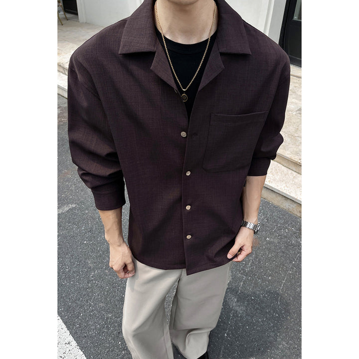 Men's Fashionable Light Shirt Blouse Mune Fashion