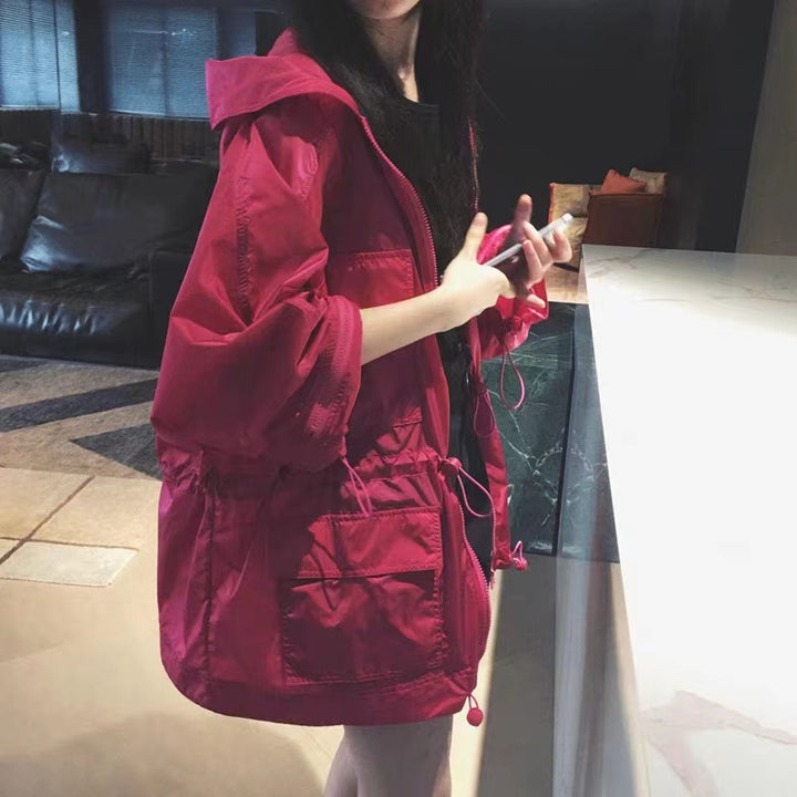 Women’s Fashion Transitional Jacket with Hood and Practical Pockets Mune Fashion