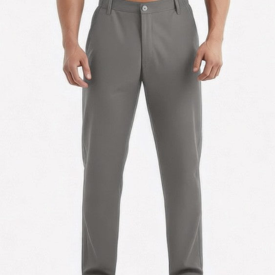 Men's Relaxed-Fit Lounge Pants in Chino Look with Comfort Waistband Mune Fashion