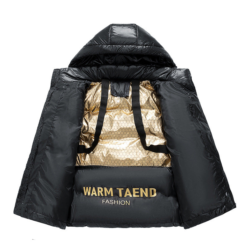 Men's Long Padded Functional Parka with Hood Mune Fashion