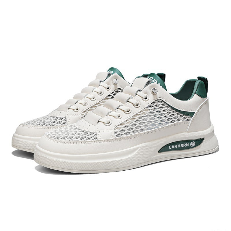 Unisex breathable mesh platform sneakers with light cushioning and padded comfort insole Mune Fashion