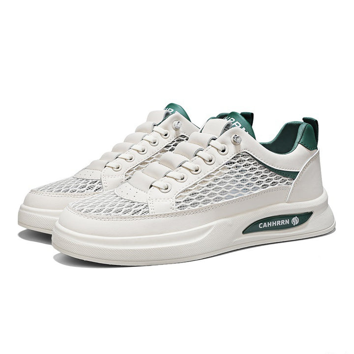 Unisex breathable mesh platform sneakers with light cushioning and padded comfort insole Mune Fashion