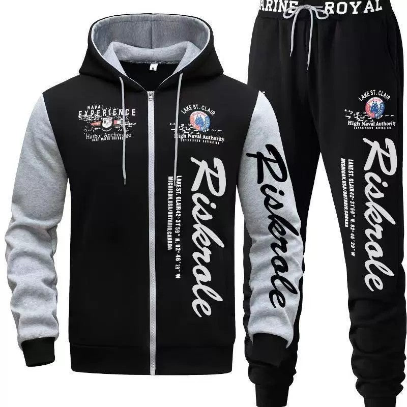 Men's Sporty Hoodie and Jogging Pants Set Mune Fashion