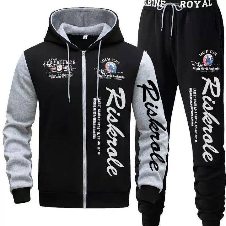 Men's Sporty Hoodie and Jogging Pants Set Mune Fashion