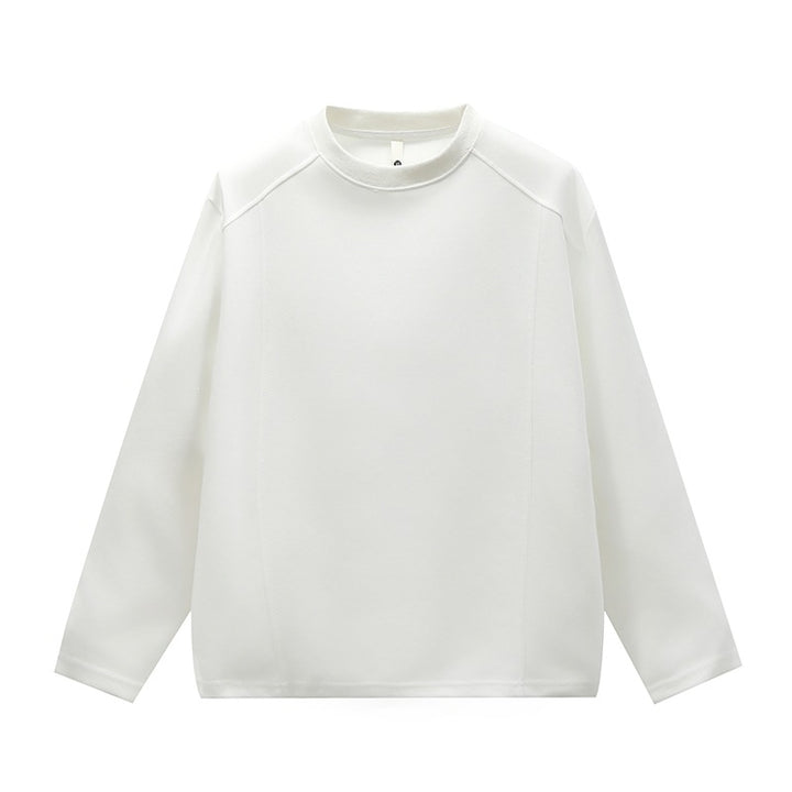 Unisex Minimalist Round Neck Sweatshirt with Raglan Sleeves Mune Fashion