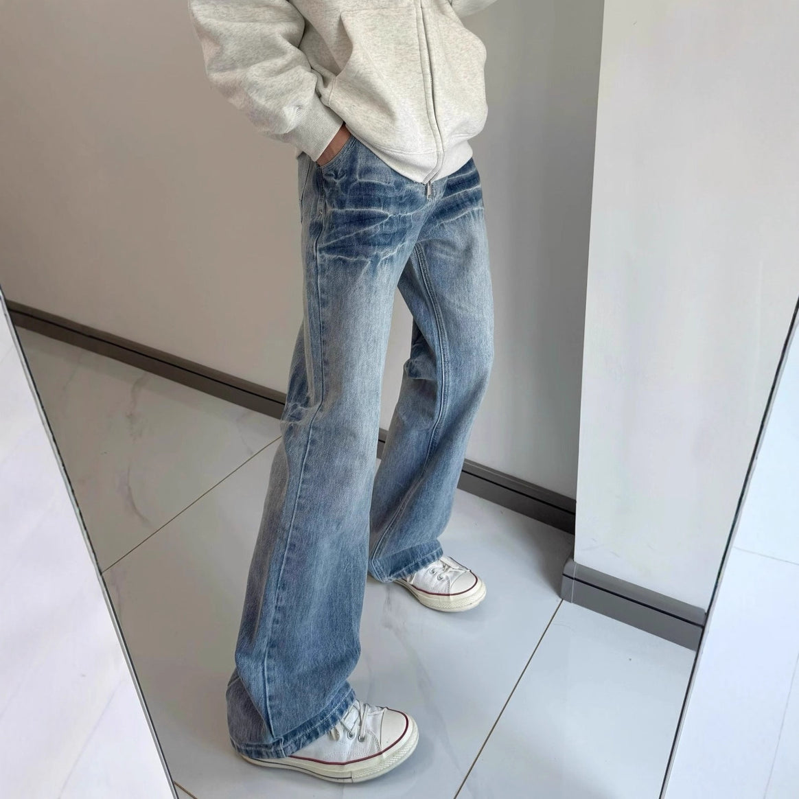 Women Stylish Flared Jeans Mune Fashion