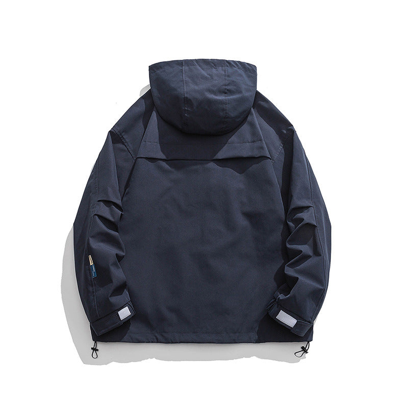 Unisex Oversize-Utility-Jacket with Hood, multifunctional flap pockets and drawstring Mune Fashion