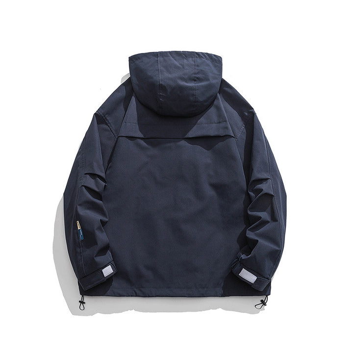 Unisex Oversize-Utility-Jacket with Hood, multifunctional flap pockets and drawstring Mune Fashion