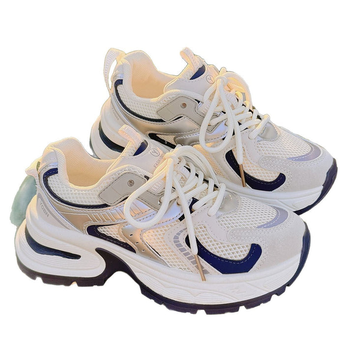 Women's Comfortable Sports Sneakers with Breathable Mesh Surface and Cushioning Sole Mune Fashion